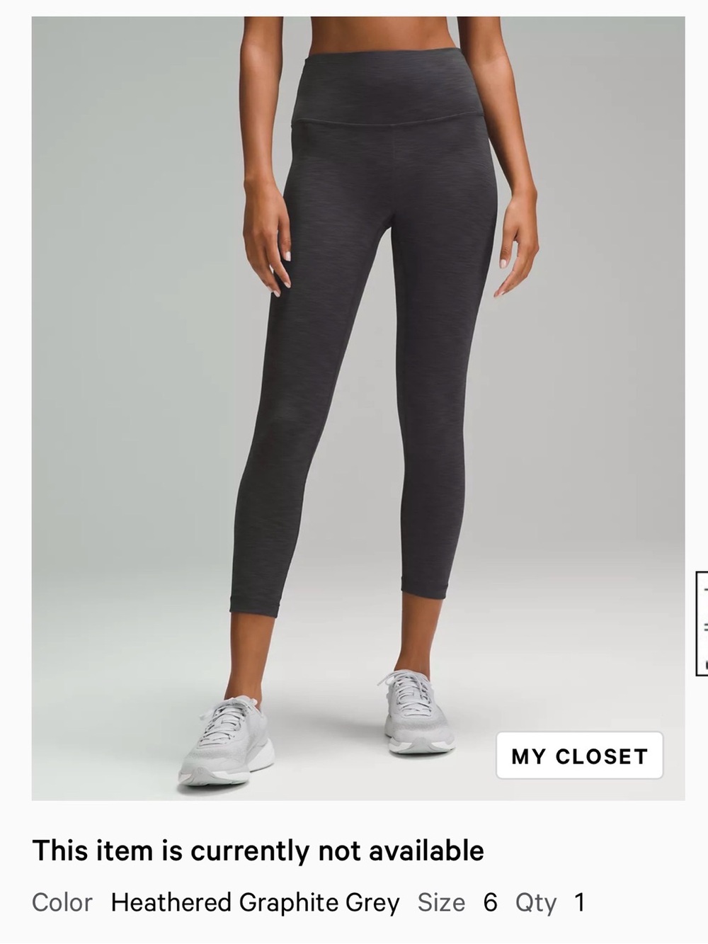Heathered Graphite Grey Leggings